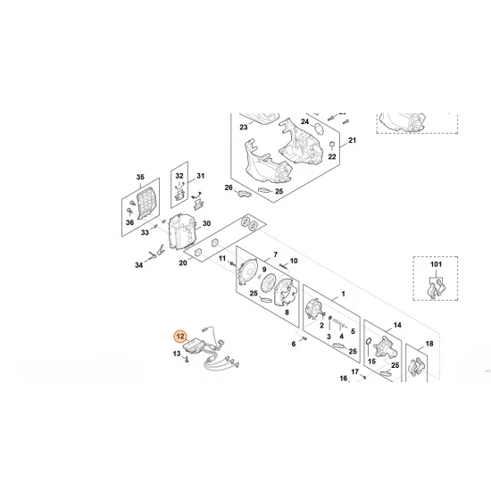 STIHL   Moduł elektroniczny FA03 430 1400
